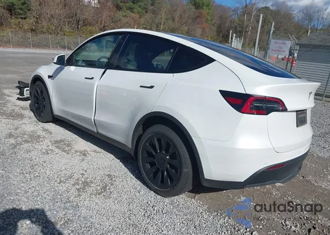 2022 Tesla Model Y Long Range Dual Motor All-Wheel Drive из США, поврежденный, VIN 7SAYGAEE1NF322604